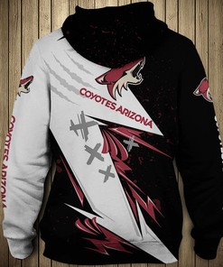 Arizona Coyotes All Over Print Thunder Design Pullover Nhl