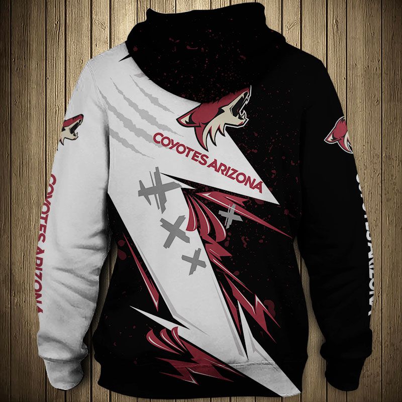 Arizona Coyotes All Over Print Thunder Design Pullover Nhl