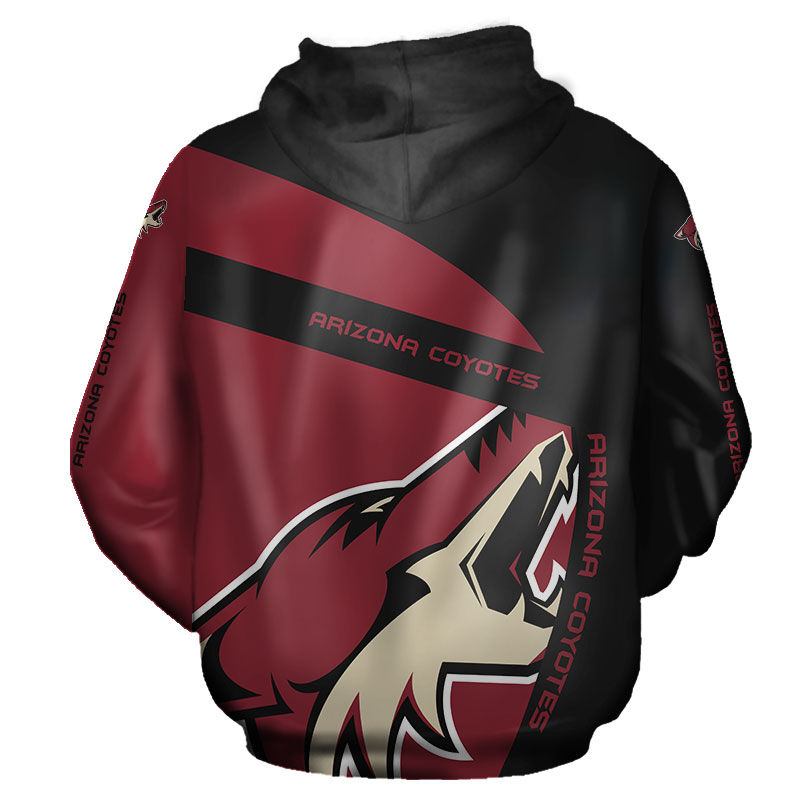 Arizona Coyotes All Over Print Zip Hoodie Gift For Fans