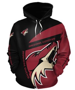 Arizona Coyotes All Over Print Zip Hoodie Gift For Fans