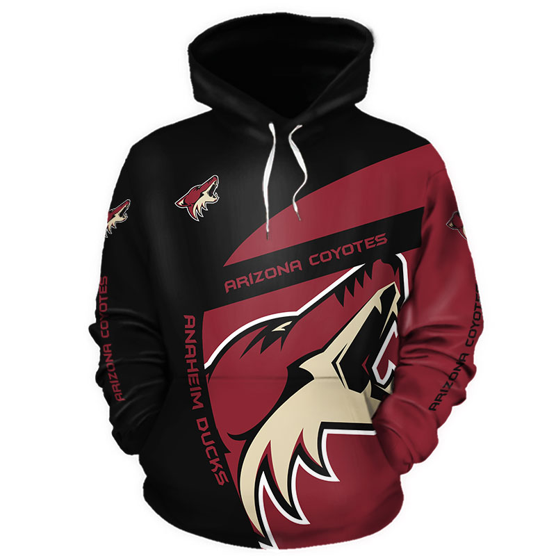 Arizona Coyotes All Over Print Zip Hoodie Gift For Fans
