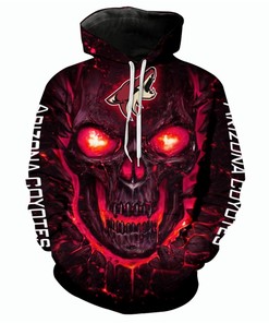 Arizona Coyotes Halloween Hoodie 3D All Over Print Nhl