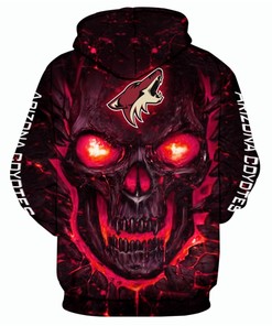 Arizona Coyotes Halloween Hoodie 3D All Over Print Nhl