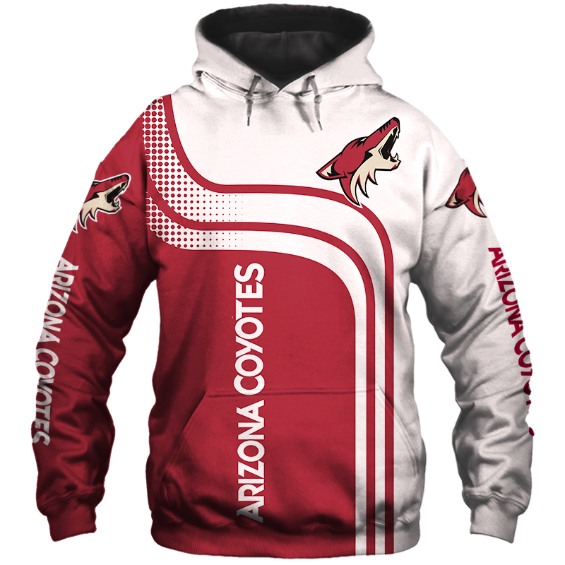 Arizona Coyotes Hoodie All Over Print Pullover Gift For Fans