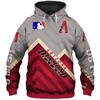 Arizona Diamondbacks All Over Print Baseball Zip Hoodie For Fan Mlb