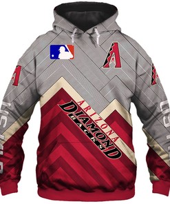 Arizona Diamondbacks All Over Print Baseball Zip Hoodie For Fan Mlb