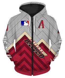 Arizona Diamondbacks All Over Print Baseball Zip Hoodie For Fan Mlb