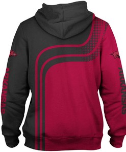 Arkansas Razorbacks All Over Print Pullover And Zip Up Hoodie Gifts For Fans