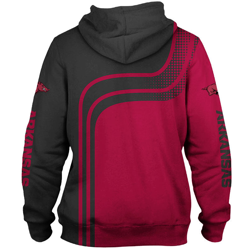 Arkansas Razorbacks All Over Print Pullover And Zip Up Hoodie Gifts For Fans
