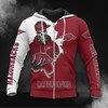 Arkansas Razorbacks All Over Print Zip Hoodie For Fan