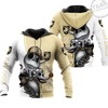 Army Black Knights Jack Skellington And Zero 3D Hoodie - Perfect For Halloween And Beyond