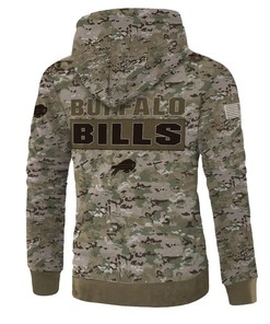 Army Graphic Buffalo Bills Hoodie With Zip Hoodie Pullover Gift For Fans