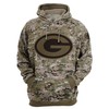 Army Graphic Green Bay Packers Hoodie With All Over Print And Zip Pullover