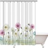 Artbones Elegant Poppy Flower Shower Curtain - Springtime Beauty In Your Bathroom