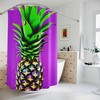Artistic Botanical Fruit Pineapple Shower Curtain 