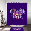 Artistic Colorful Butterfly Tiger Shower Curtain - Nature Inspired