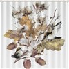 Artistic and Colorful Nature Painting Shower Curtain for a Calming Bathroom Dcor