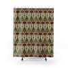 Arts & Crafts Charles Rennie Mackintosh Shower Curtain - Art Nouveau Inspired Bathroom Accessory