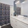 Arts and Crafts Bath Curtain, Mission Decor Shower Curtain, Machine Washable