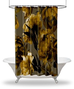 Artwork Printed Full Size Shower Curtain with Unique Designs for a Stylish Bathroom