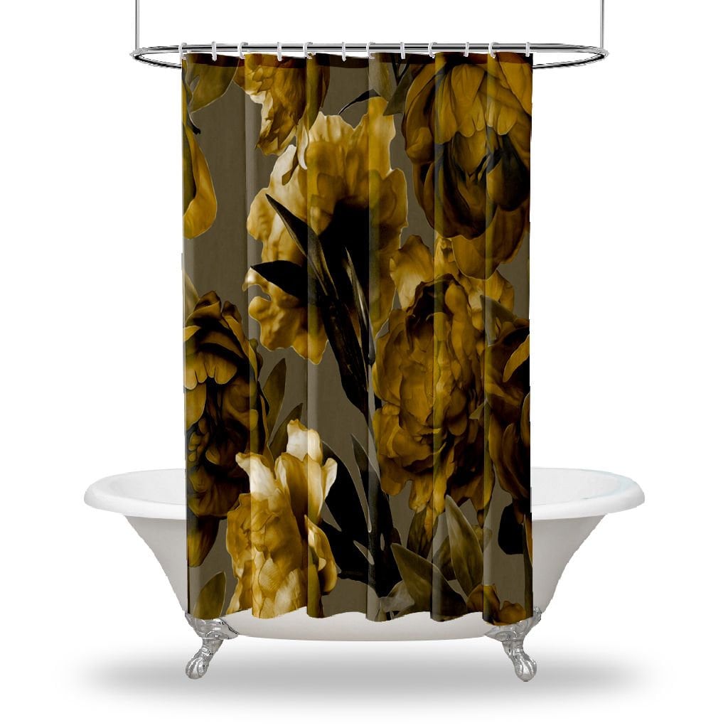 Artwork Printed Full Size Shower Curtain with Unique Designs for a Stylish Bathroom