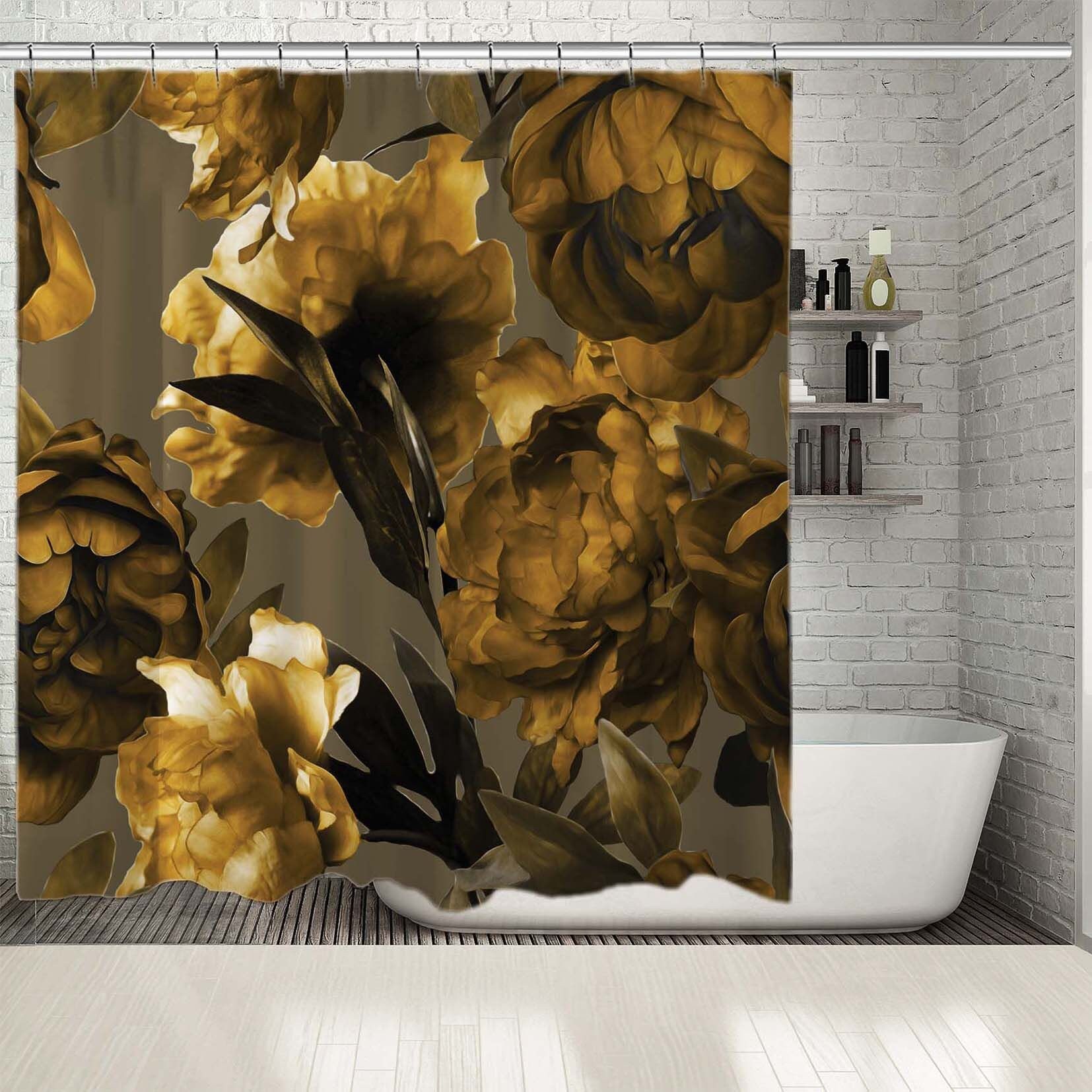 Artwork Printed Full Size Shower Curtain with Unique Designs for a Stylish Bathroom