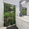 Ashford Garden Shower Curtain For A Botanical Bathroom Decor, Nature-Inspired Bathroom Accessories