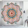 Asian Dreamcatcher Moon Print Tribal Shower Curtain for Bathroom