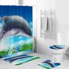At Home Dolphin Shower Curtain