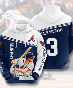 Atlanta Braves All Over Print 3D Hoodie - Customized For You