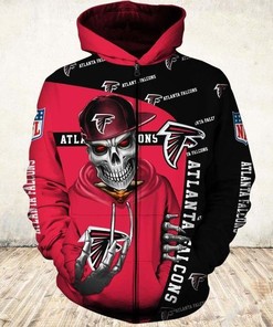 Atlanta Falcons All Over Print Hoodie Cute Death Gifts For Fans