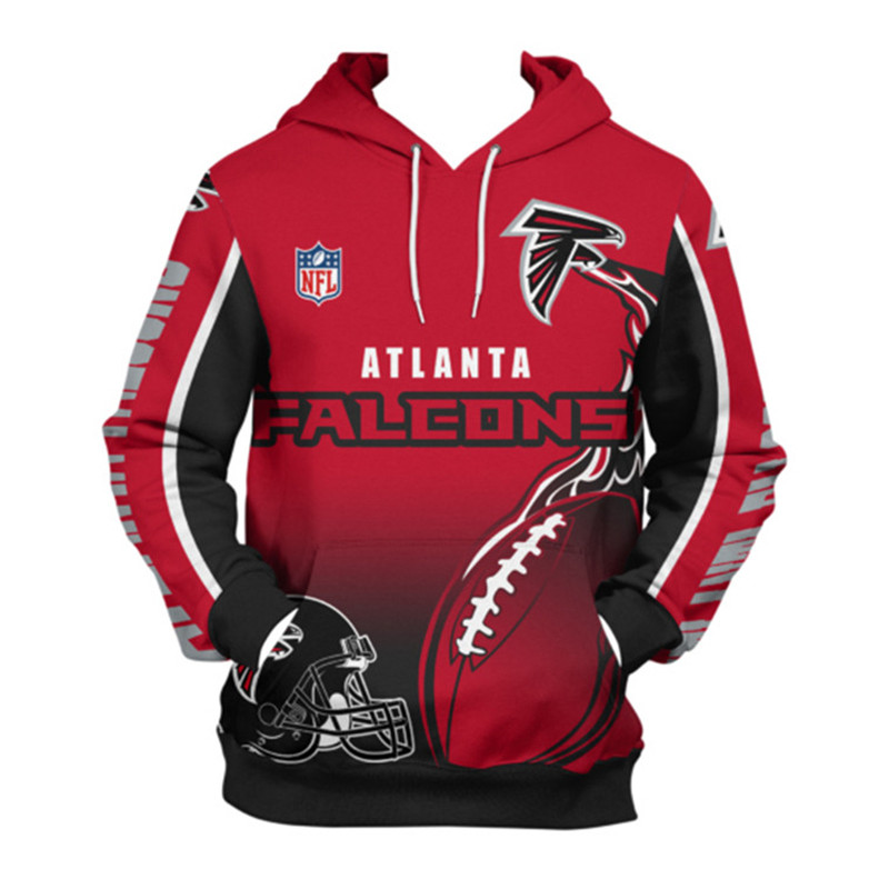 Atlanta Falcons All Over Print Hoodie Cute Flame Balls Graphic Gifts For Fans