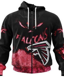 Atlanta Falcons All Over Print Hoodie Devil Eyes Gift For Fans