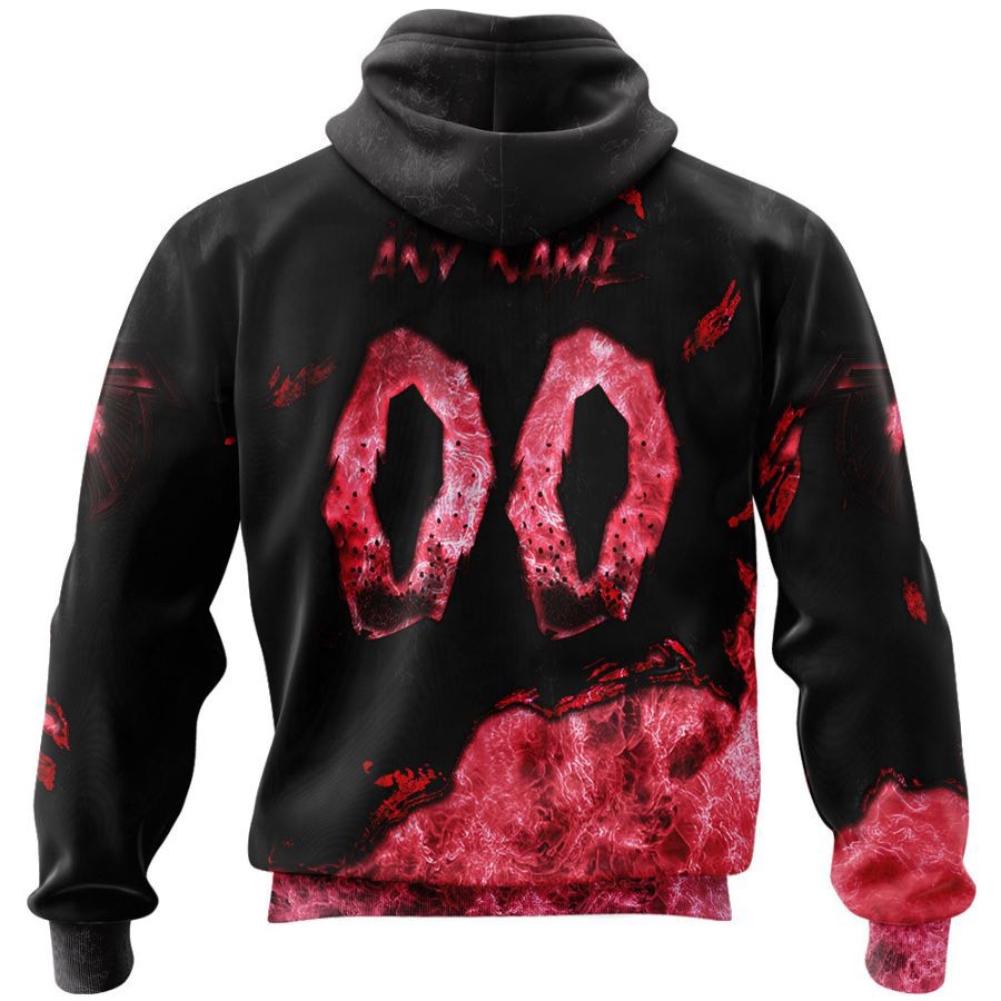 Atlanta Falcons All Over Print Hoodie Devil Eyes Gift For Fans