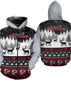 Atlanta Falcons All Over Print Hoodie Gifts For Fans