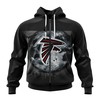 Atlanta Falcons All Over Print Hoodie Halloween Custom Name & Number Gifts For Fans