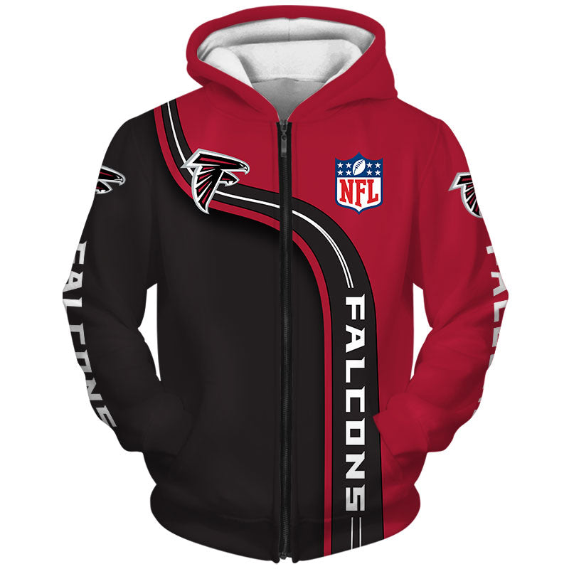 Atlanta Falcons All Over Print Hoodie Highway Letter Gifts For Fans