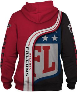 Atlanta Falcons All Over Print Hoodie Pullover Zip Hoodie Nfl For Fans