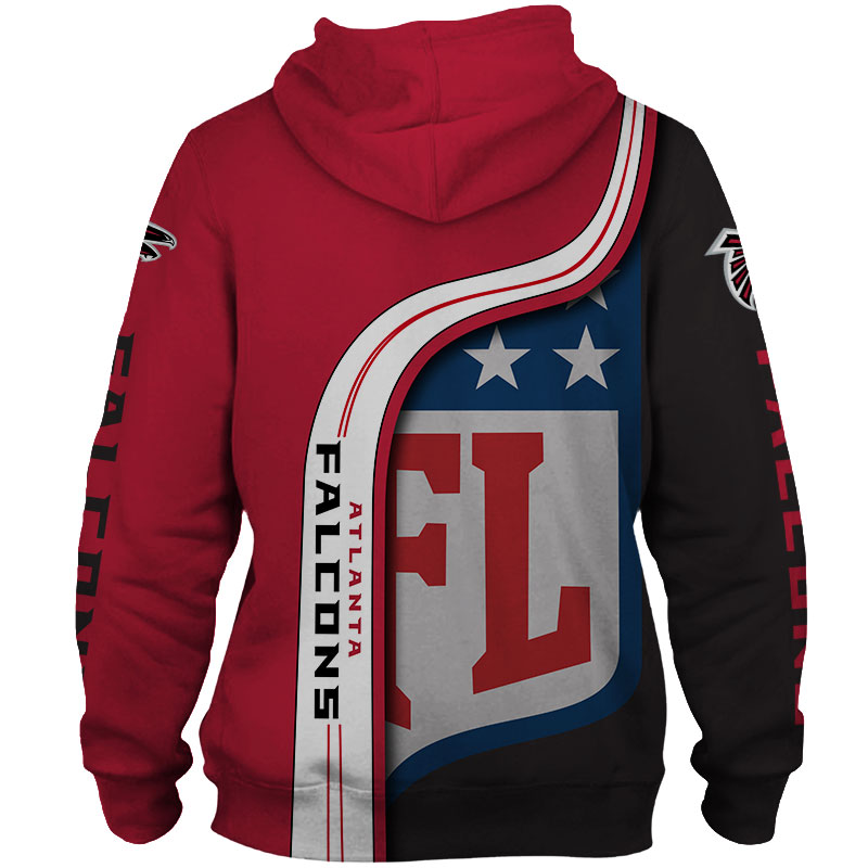 Atlanta Falcons All Over Print Hoodie Pullover Zip Hoodie Nfl For Fans