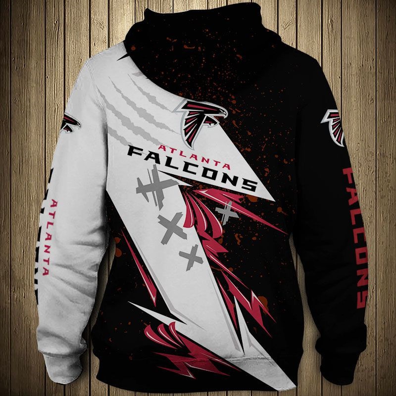 Atlanta Falcons All Over Print Hoodie Thunder Graphic Gifts For Fans