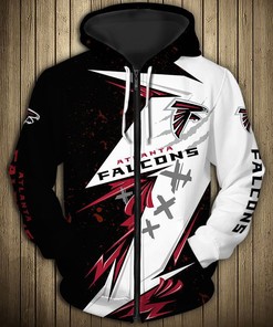 Atlanta Falcons All Over Print Hoodie Thunder Graphic Gifts For Fans