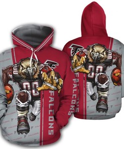 Atlanta Falcons All Over Print Hoodie Ultra Cool Gifts For Fans