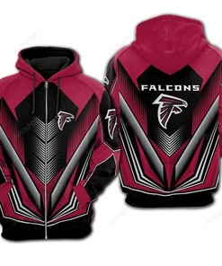 Atlanta Falcons All Over Print Hoodie With 3D Football Print For Fans