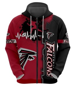 Atlanta Falcons All Over Print Hoodie Zip Hoodie
