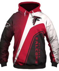 Atlanta Falcons All Over Print Hoodie Zipper For Fans