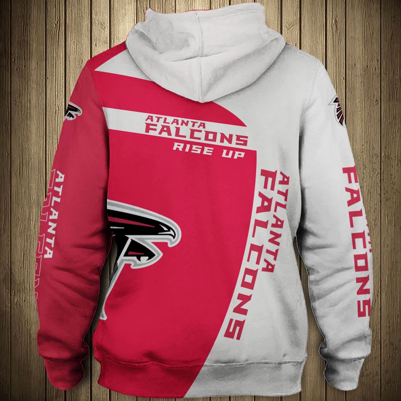 Atlanta Falcons All Over Print Zip Hoodie Pullover Gift For Fans