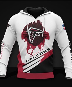Atlanta Falcons Cool Graphic All Over Print Hoodie Gifts For Fans