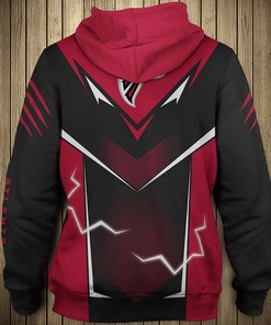 Atlanta Falcons Lightning Graphic All Over Print Hoodie Gifts For Fans