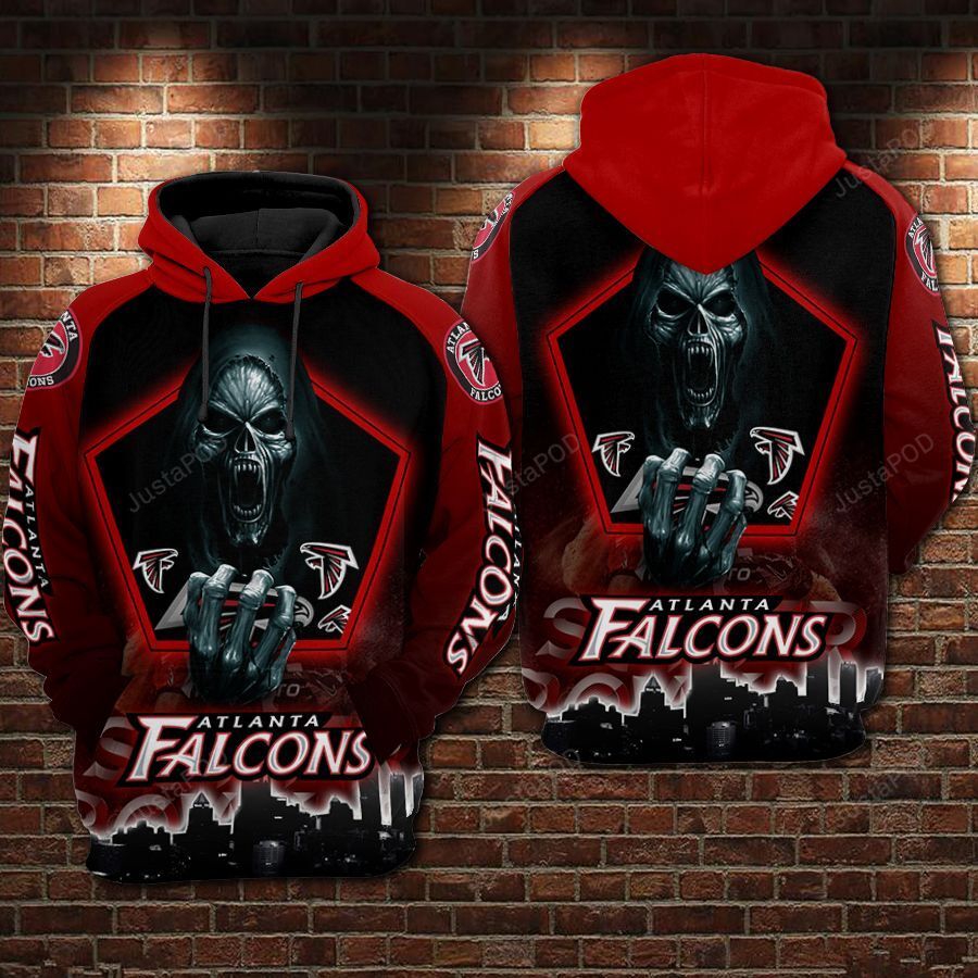 Atlanta Falcons Nfl 3D All Over Print Hoodie Zip Up Or Pullover In Classic Style
