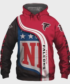 Atlanta Falcons Skull 3D All Over Print Hoodie With Zip Up Option